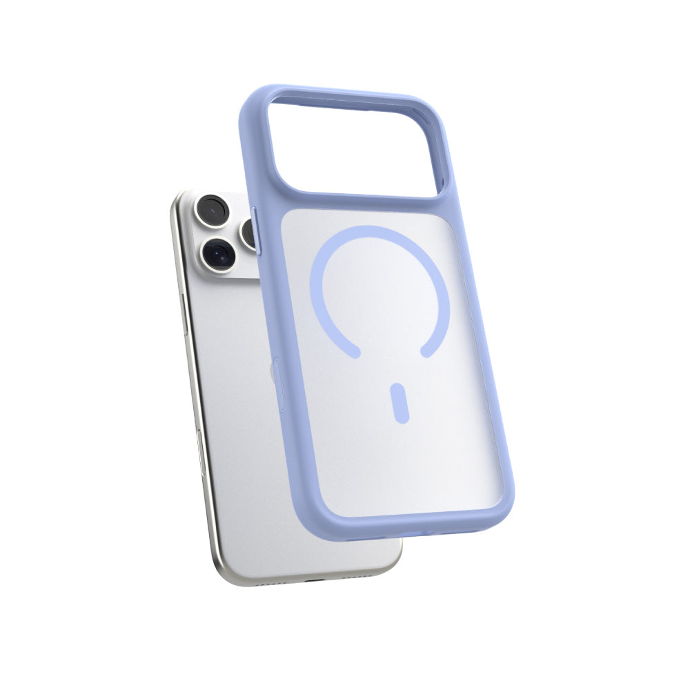 Air Jacket Mag Hybrid Frost with Camera Button for iPhone 18 Pro Max Ice Blue
