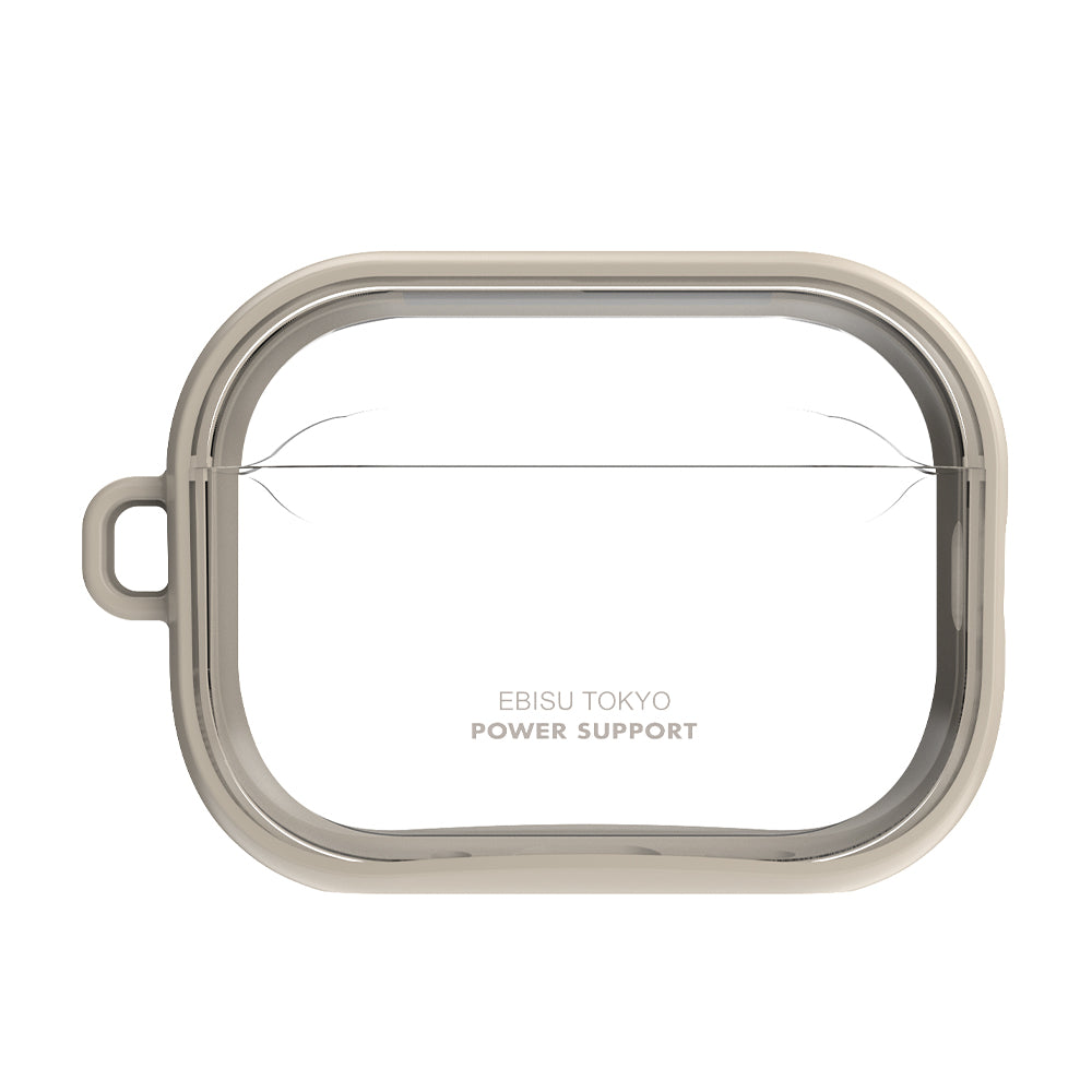 Air Jacket for AirPods Pro 3 - Clear with Beige Frame