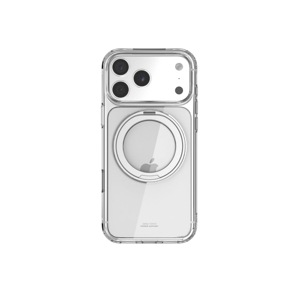 Air Jacket Mag Hybrid Ultra Flat Rotate Stand with Camera Button for iPhone 18 Pro Clear