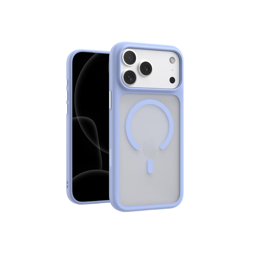Air Jacket Mag Hybrid Frost with Camera Button for iPhone 18 Pro Max Ice Blue