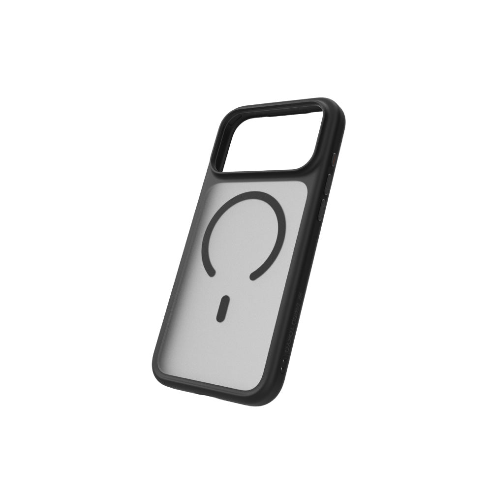 Air Jacket Mag Hybrid Frost with Camera Butto for iPhone 18 Pro Solid Black