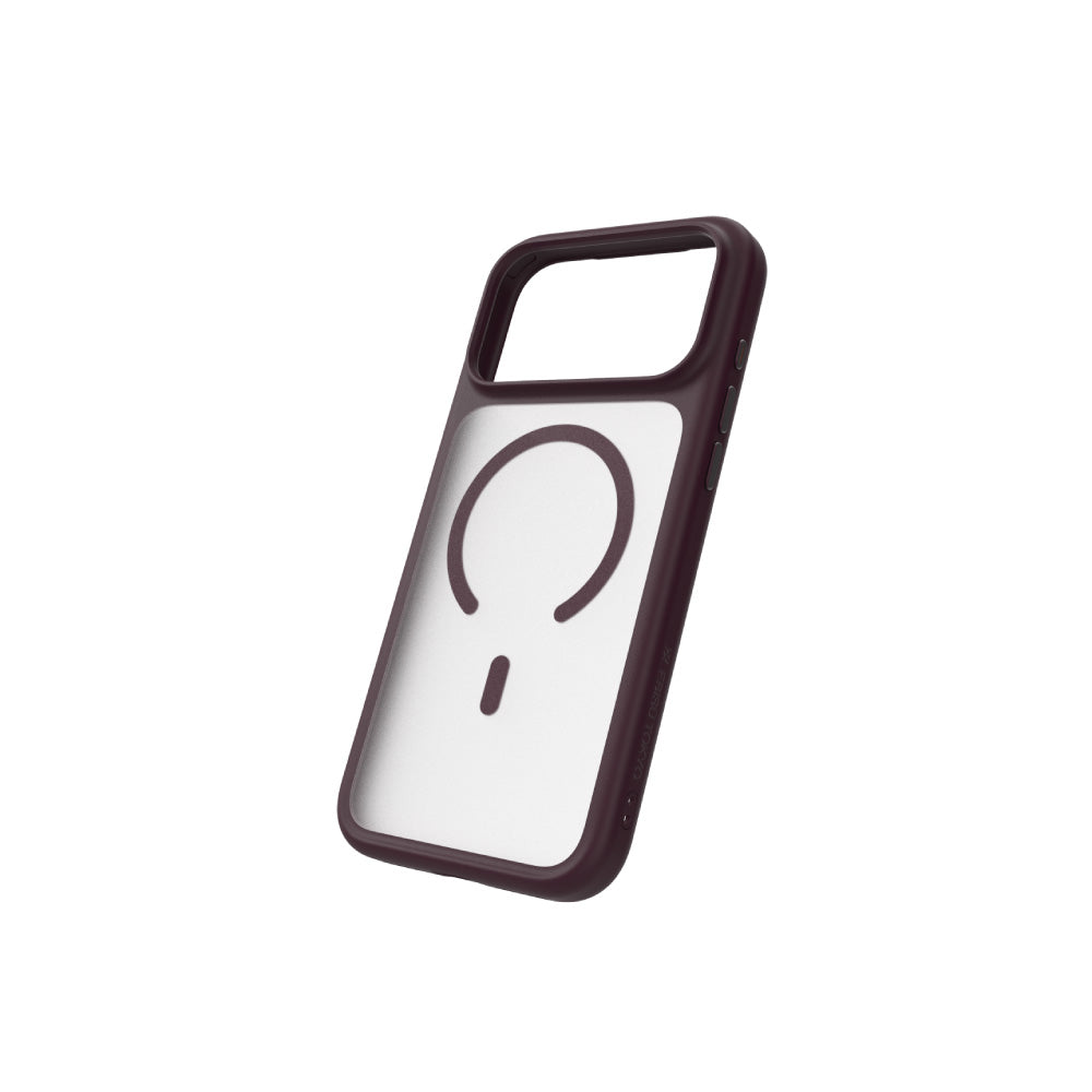 Air Jacket Mag Hybrid Frost with Camera Button for iPhone 18 Pro Burgundy