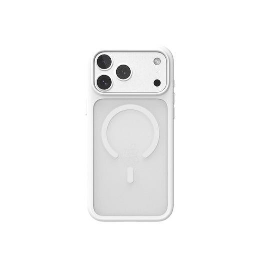 Air Jacket Mag Hybrid Frost with Camera Button for iPhone 18 Pro Max Solid White