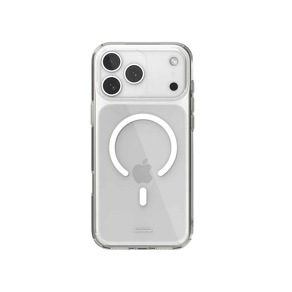 Air Jacket Mag Hybrid with Camera Button for iPhone 17 Pro Max Clear