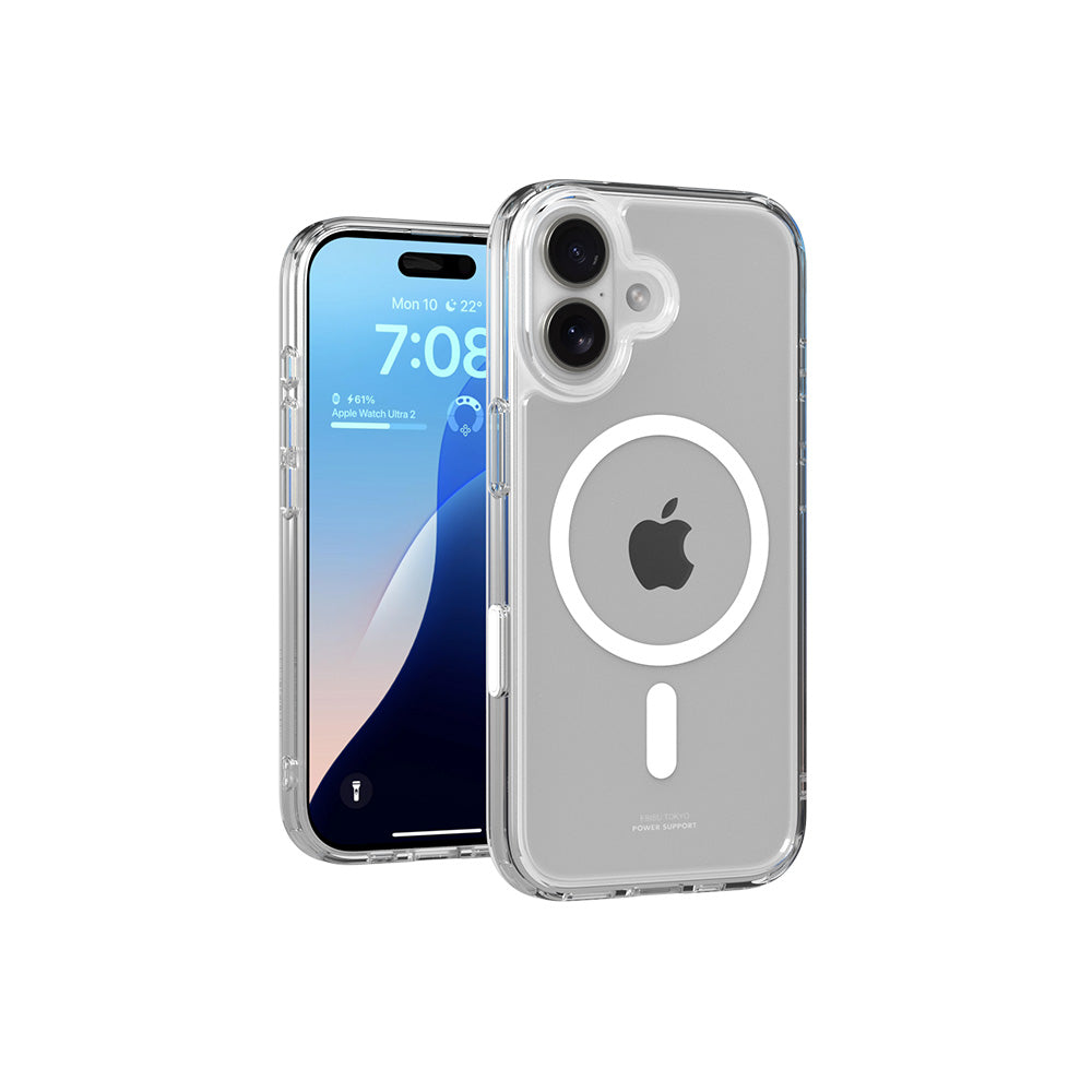 Air Jacket Mag Hybrid with Camera Button for iPhone 17 Clear