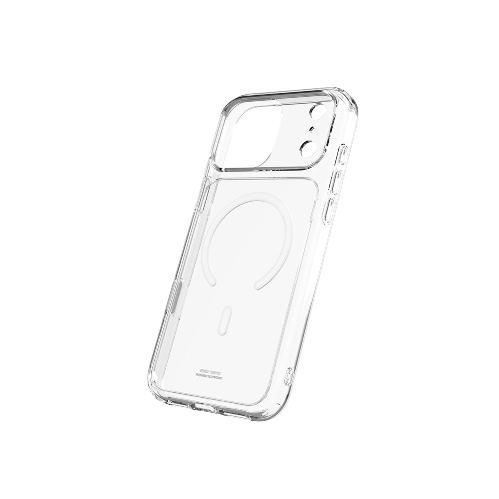 Air Jacket Mag Hybrid with Camera Button for iPhone 17 Pro Max Clear