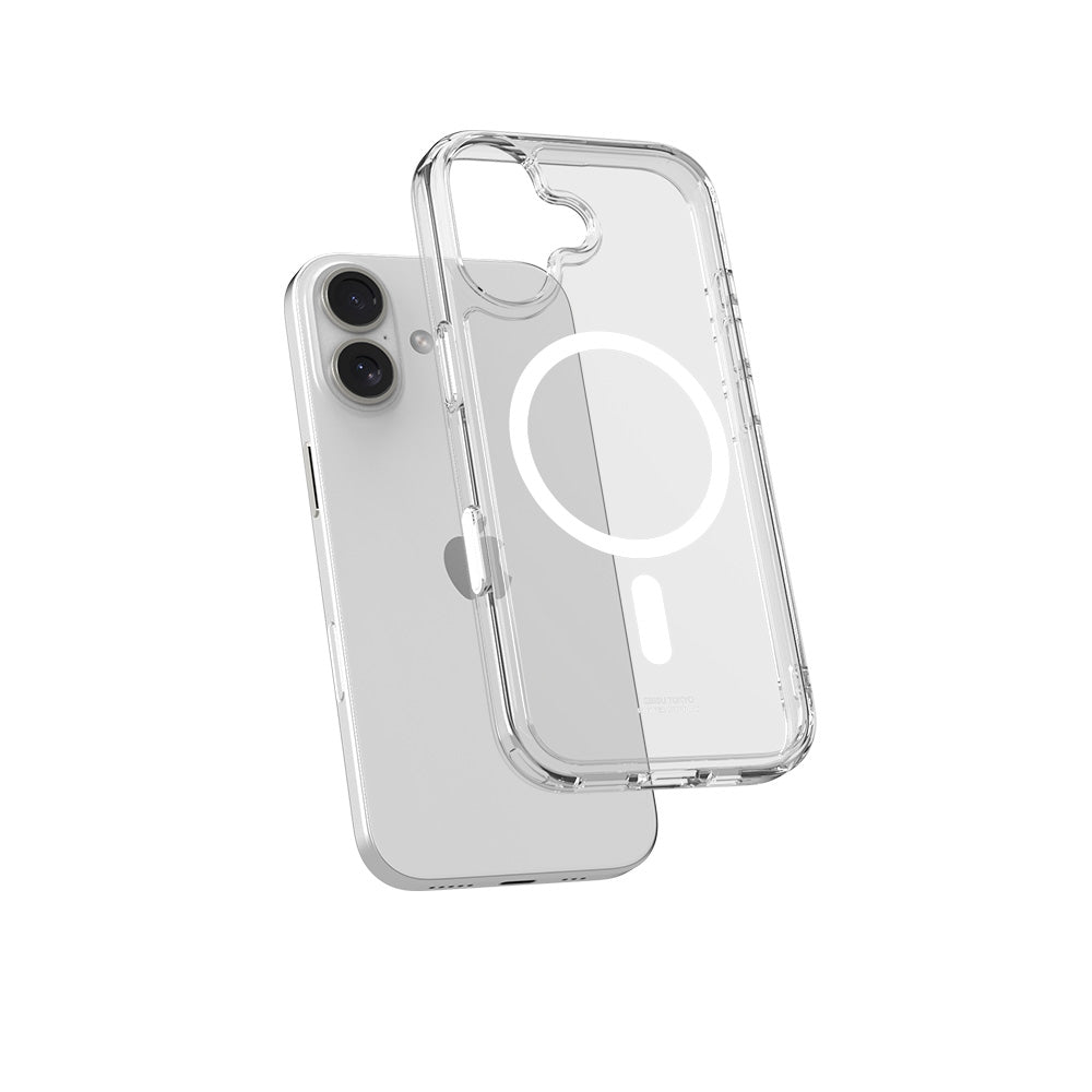 Air Jacket Mag Hybrid with Camera Button for iPhone 17 Clear