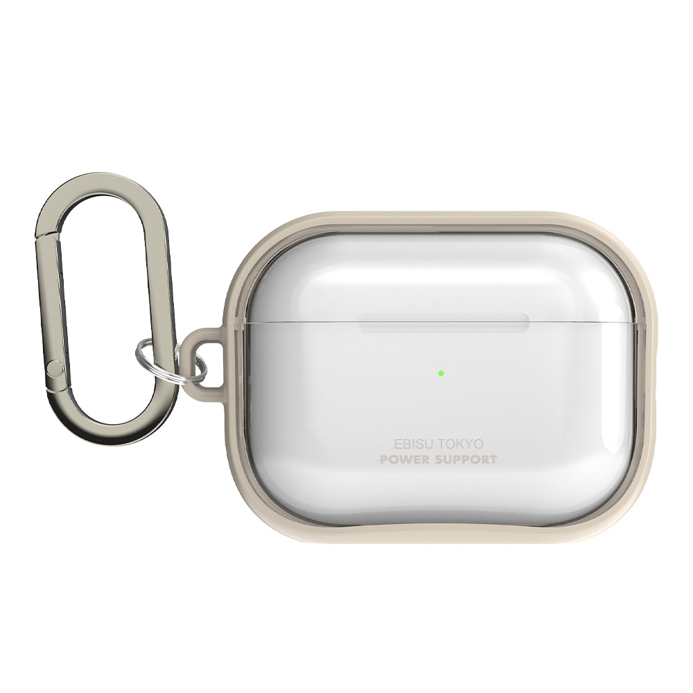 Air Jacket for AirPods Pro 3 - Clear with Beige Frame