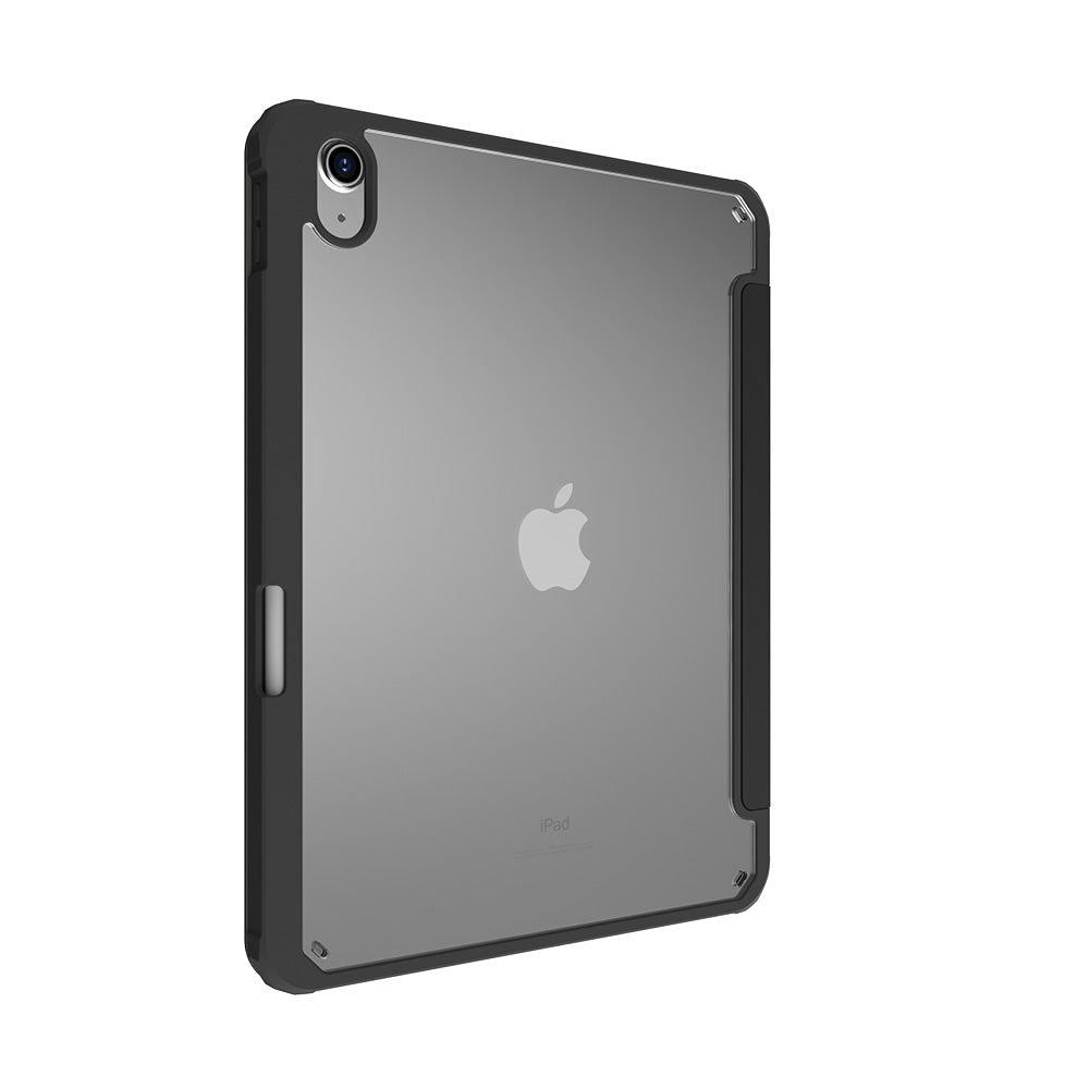 Air Jacket Folio with Pencil Holder & Quick Camera Open for 2020 - 2022 iPad Air 4 10.9" - Black