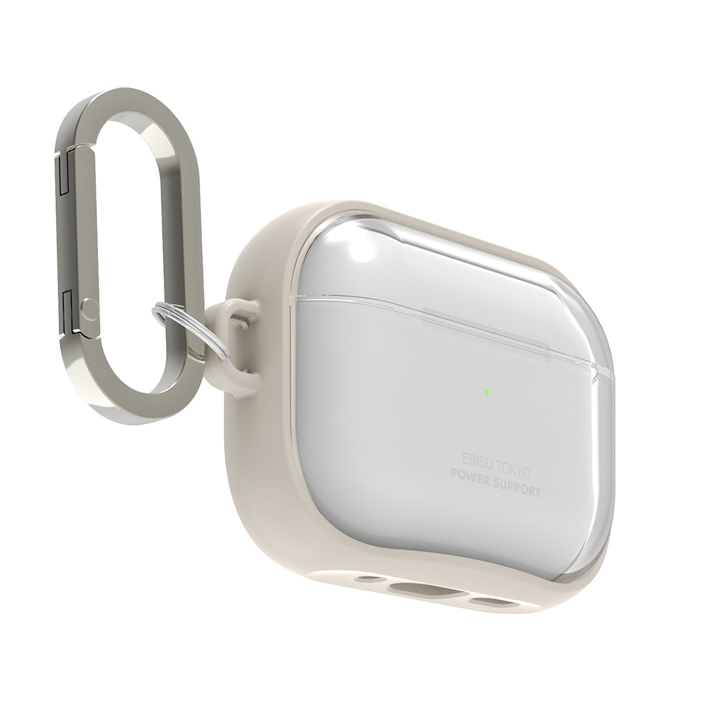Air Jacket for AirPods Pro 3 - Clear with Beige Frame