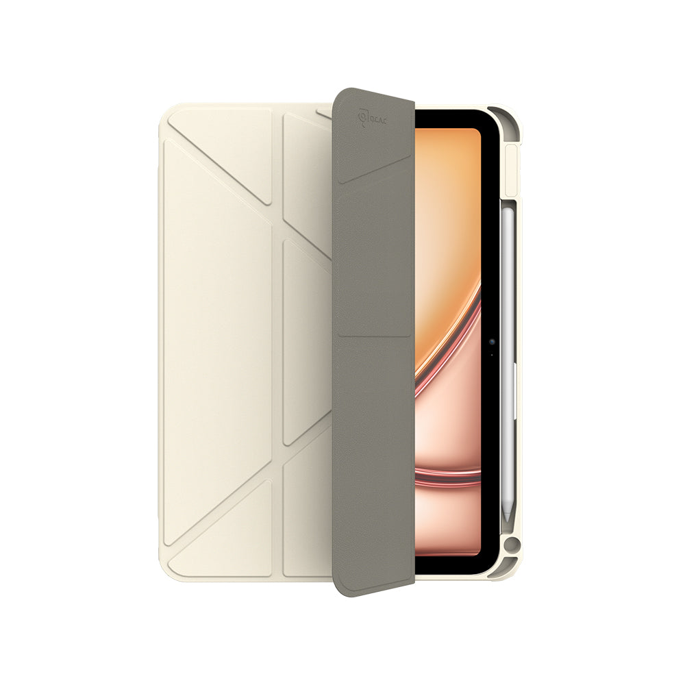 Air Jacket Folio with Pencil Holder & Quick Camera Open for 2026 iPad Air 11" M4 - Starlight