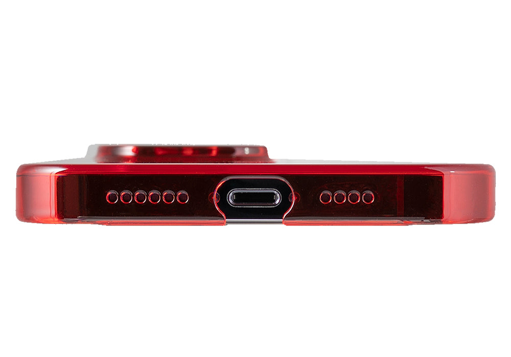 Air Jacket for iPhone 14 Pro Max Clear Red